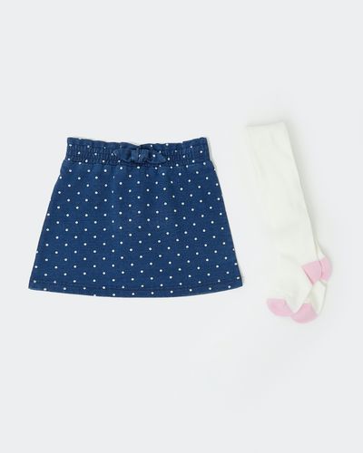 Denim Spot Skirt Set (6 months - 4 years)